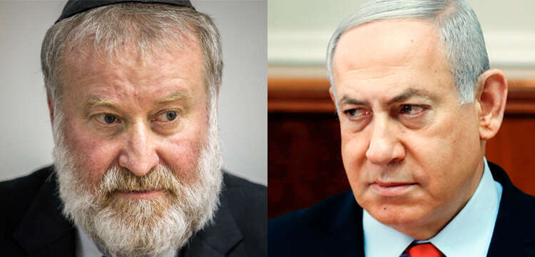 נתניהו ומנדלבליטץ צילומים: AFP, אורן בן חקון