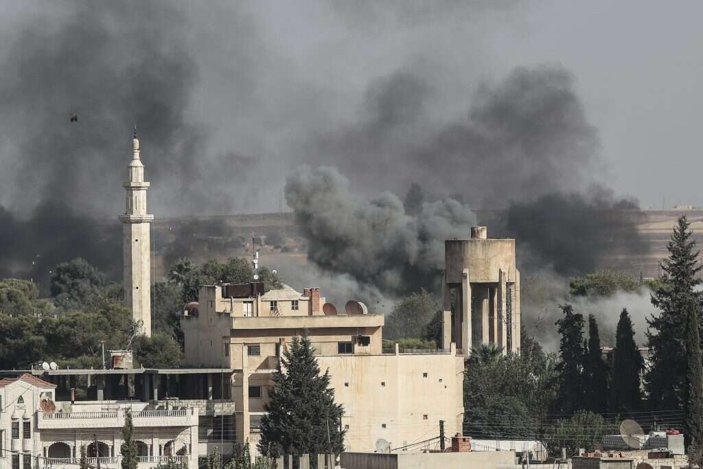 מעשי זוועה דומים לאלו של דאעש. תקיפה של צבא טורקיה בעיירה הסורית ראס אל־עין. | גטי אימג'ס