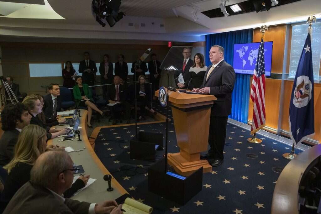 פומפאו מכריז על שינוי מדיניות האמריקנית כלפי יהודה ושומרון. | EPA