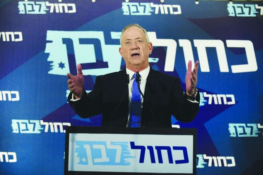 גנץ, השבוע. | תומר נויברג, פלאש 90