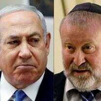 אביחי מנדלבליט ובנימין נתניהו. | AFP אביחי מנדלבליט ובנימין נתניהו. | AFP
