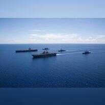 הצי האמריקני בים סין הדרומי. | EPA