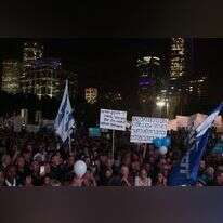 הפגנת הימין בתל אביב. | אבישג שאר-ישוב