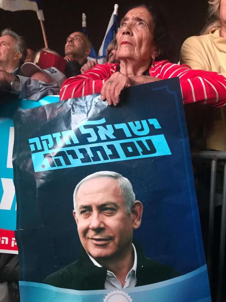 הפגנת הימין בתל אביב. | אריאל שנבל