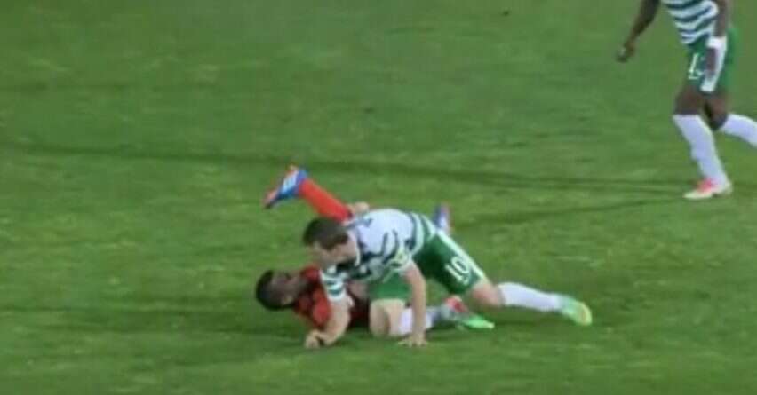 פציעת רפי דהן. | מסך