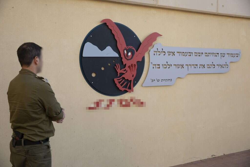 רב-סרן ע', מפקד היחידה. | אופיר דוד