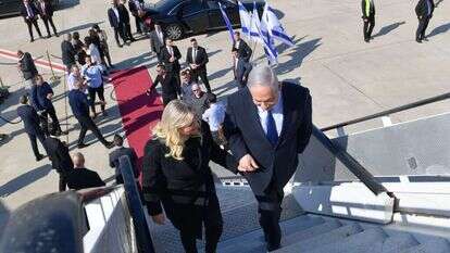 בנימין ושרה נתניהו, שלשום. | קובי גדעון, לע"מ