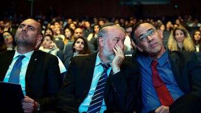 ניצן, מנדלבליט ואוחנה. | פלאש 90