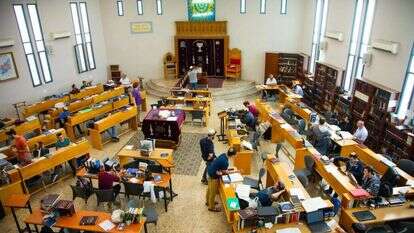 ישיבת "אורות שאול". למצולמים אין קשר לכתבה. | אריק סולטן