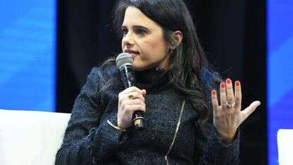 השרה לשעבר איילת שקד בוועידת מקור ראשון. | שריה דיאמנט