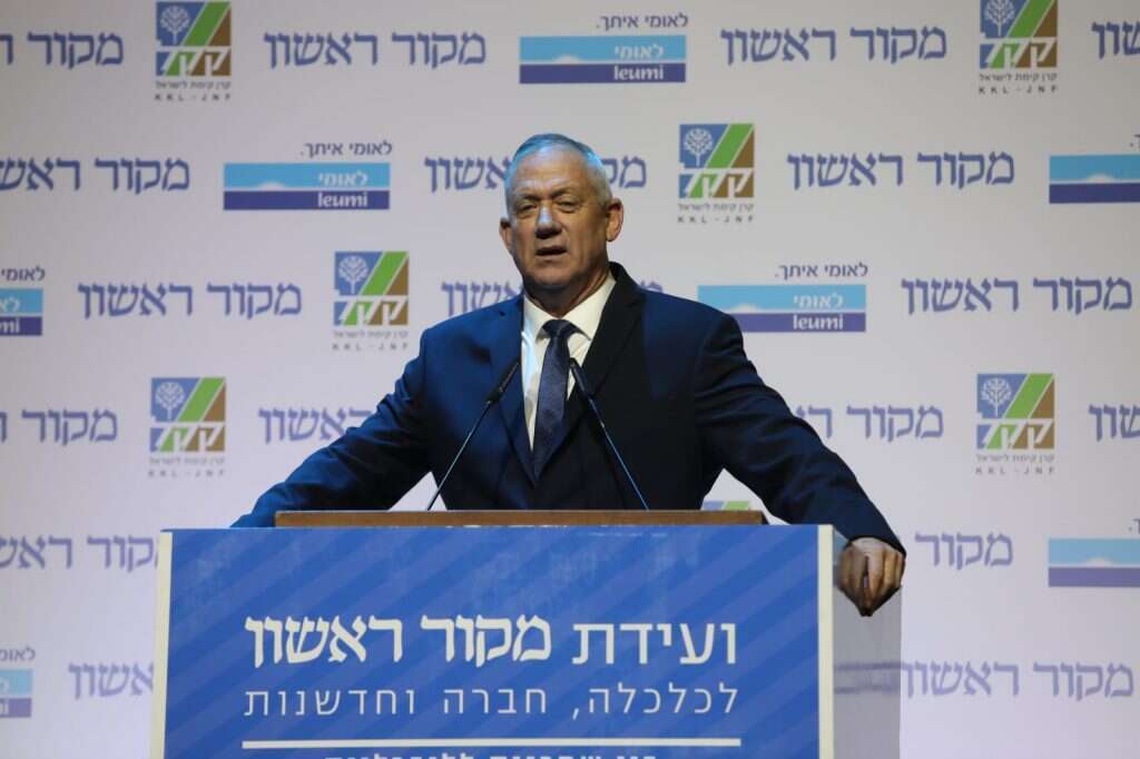 בני גנץ. | נעם ריבקין פנטון