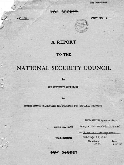 המסמך המסווג NSC 68
