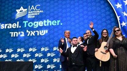 טראמפ בוועידה בפלורידה, השבוע. | AFP