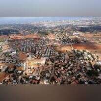 אבן יהודה בתצלום אווירי. | חנה יריב- ויקיפדיה אייר בשיתוף אגודת התעופה הכללית