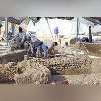 עבודות חפירה באתר. | ענת רסיוק, רשות העתיקות