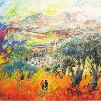 נפתלי סלומון, מסיק, שמן על בד, 2013