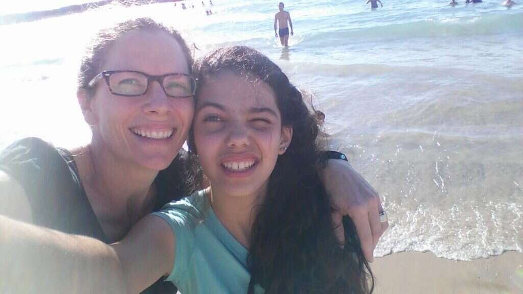 שרה עם אלה ז"ל. | באדיבות המשפחה