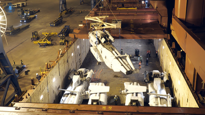 מסוקי היסעור שיובאו לארץ. | אגף דוברות והסברה, משרד הביטחון