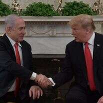נתניהו וטראמפ. | עמוס בן גרשום, לע"מ