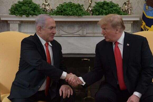 נתניהו וטראמפ. | עמוס בן גרשום, לע"מ נתניהו וטראמפ. | עמוס בן גרשום, לע"מ