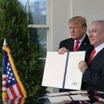 נתניהו וטראמפ. | עמוס בן גרשום, לע"מ