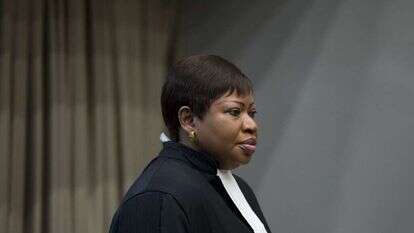 יש בסיס סביר להאמין שבית הדין מוטה לאללה. התובעת הראשית בהאג, פאטו בנסודה. | EPA