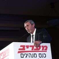 השר פרץ בכנס מעריב, השבוע. | מרים אלסטר - פלאש 90