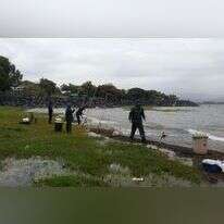 דייגים בחוף אמנון. | סעדיה, רשות הכנרת