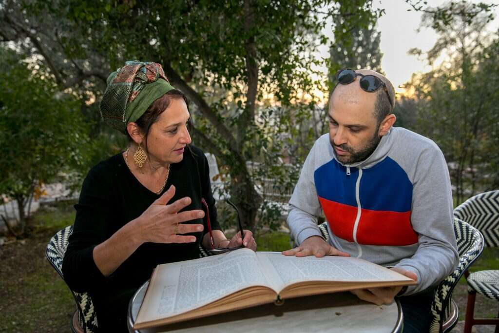 אורלי גולדקלנג ויאיר אגמון. | אוליבייה פיטוסי, - פלאש 90