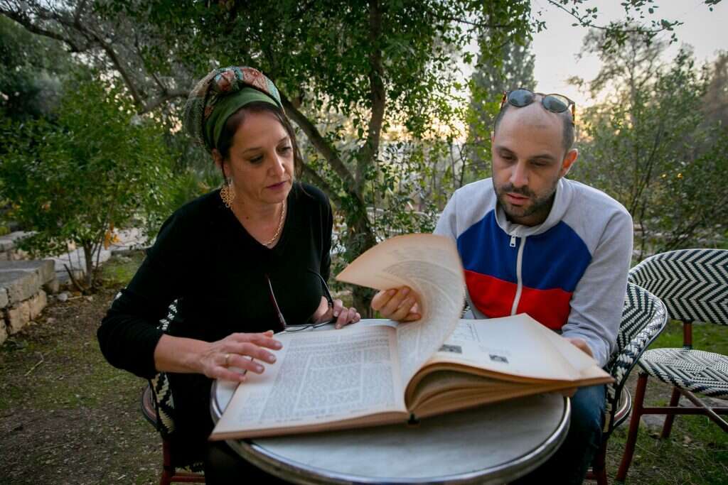 אורלי גולדקלנג ויאיר אגמון. | אוליבייה פיטוסי, - פלאש 90