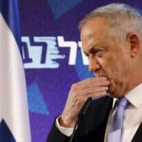 יו"ר כחול לבן, בני גנץ. | AFP