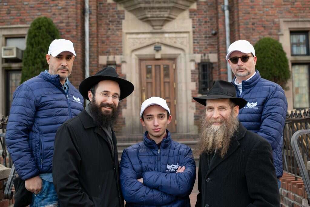 מתנדבי "מלאכים כחול לבן" השבוע בניו ג'רזי. | ניר אריאלי