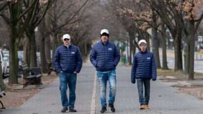 מתנדבי "מלאכים כחול לבן" השבוע בניו ג'רזי. | ניר אריאלי