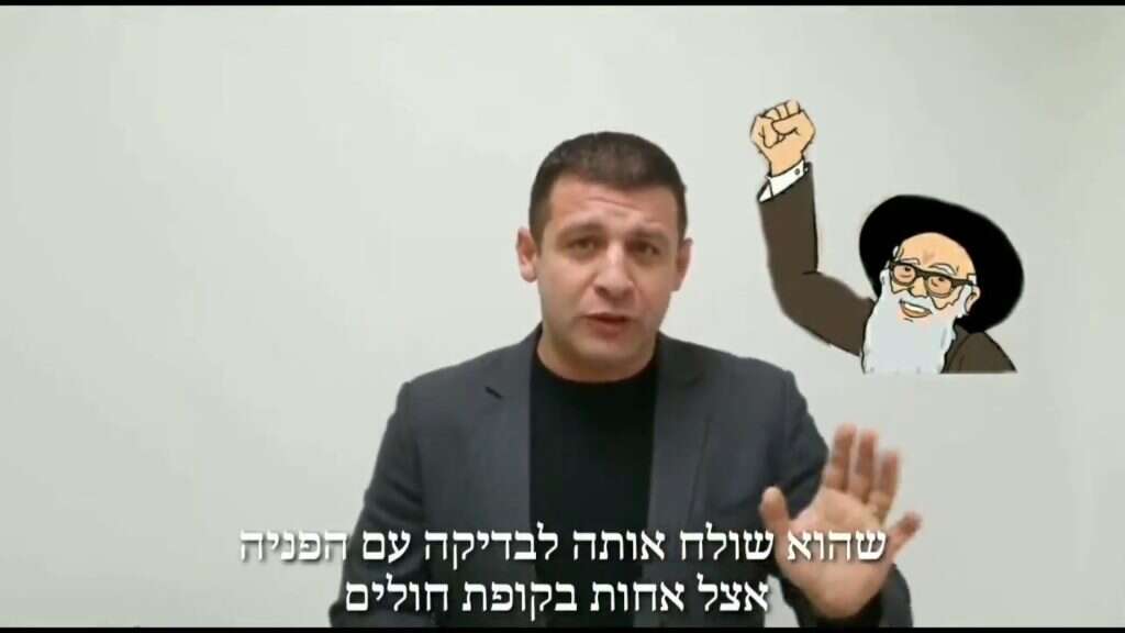 להסתה הפרועה הזאת יש אבא, וקוראים לו אביגדור. מתוך הסרטון של קושניר. | מסך