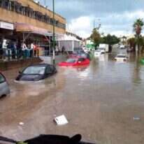 הצפות באשקלון. | דוברות כב"ה מחוז דרום