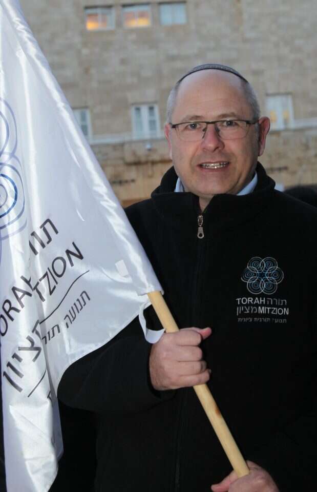מנכ"ל ארגון תורה מציון הכוללים הציוניים זאב שוורץ. | מירי צחי