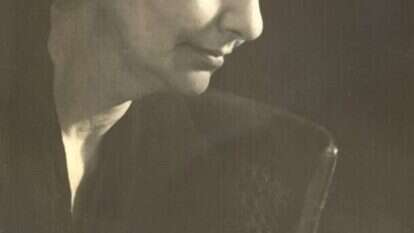 לאה גולדברג. | באדיבות עו"ד יאיר לנדאו ומכון "גנזים"