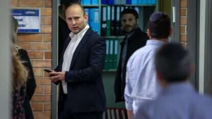 נפתלי בנט ובצלאל סמוטריץ בערב הגשת הרשימות. | אורן בן חקון נפתלי בנט ובצלאל סמוטריץ בערב הגשת הרשימות. | אורן בן חקון