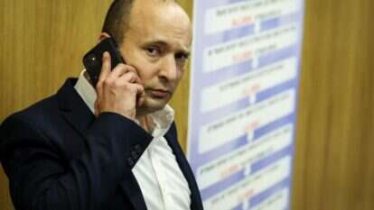 נפתלי בנט בערב הגשת הרשימות. | אורן בן חקון