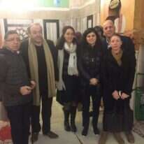 חברי כנסת במערת המכפלה