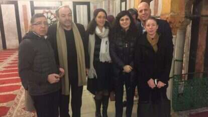 חברי כנסת במערת המכפלה חברי כנסת במערת המכפלה