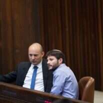 סמוטריץ' ובנט. | יונתן זינדל, פלאש 90