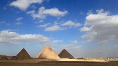 הפירמידות במצרים. | AFP