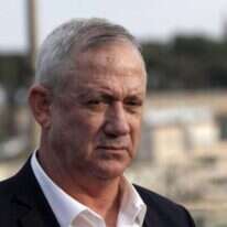 בני גנץ. | EPA