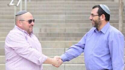 צביקה רוזנבלט (מימין) ודודי גוטמן. צילומים: יוסי זליגר