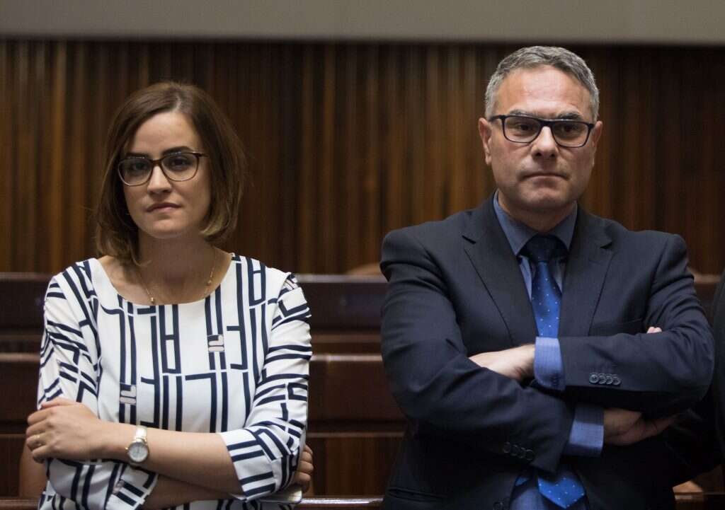 ח"כ מטאנס שחאד והיבא יזבק. | נעם רבקין פנטון פלאש90