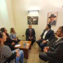 חברי הכנסת ינון וארבלי עם שגריר גואטמלה בישראל ונציגות המשפחה בכת לב טהור