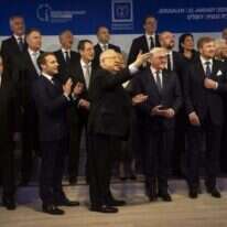 מנהיגי העולם בפורום השואה הבינלאומי. | EPA