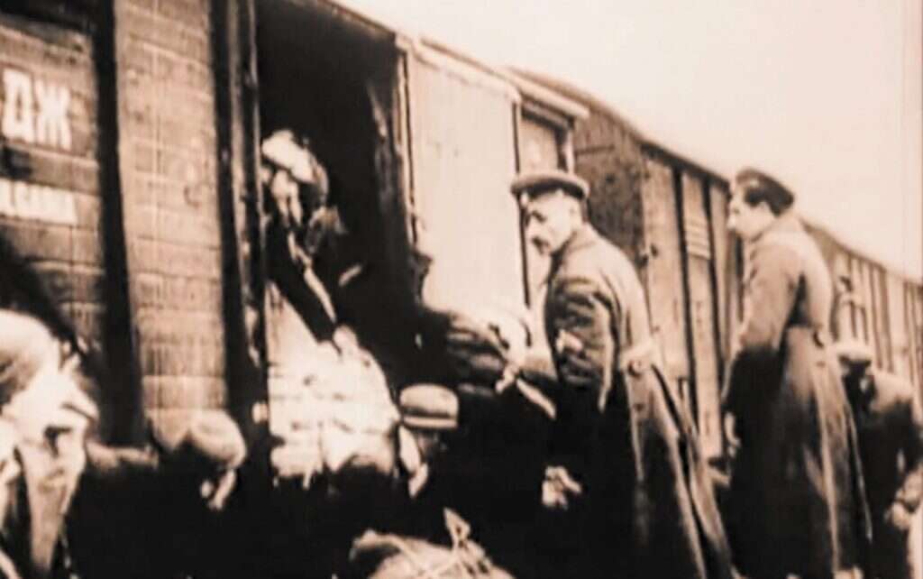 כשהגיע המידע על גורלם, החלה התקוממות בבולגריה. גירוש יהודי מקדוניה לטרבלינקה. | מתוך הסרט, באדיבות HOT8