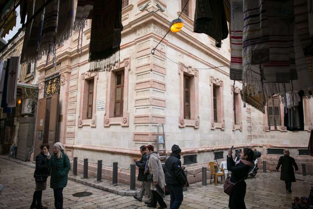 חצר אלכסנדר בעיר העתיקה בירושלים. | אולביה פיטוסי, פלאש 90